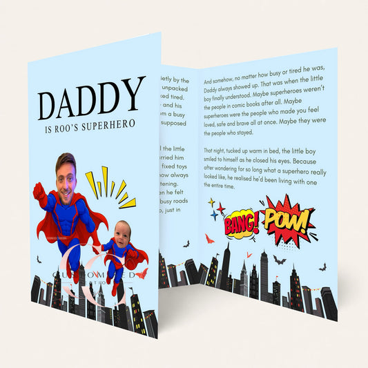 Story superhero booklet