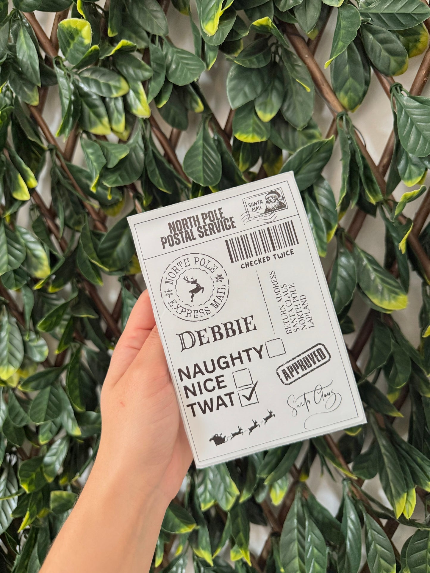 Pack of 5 adult gift labels