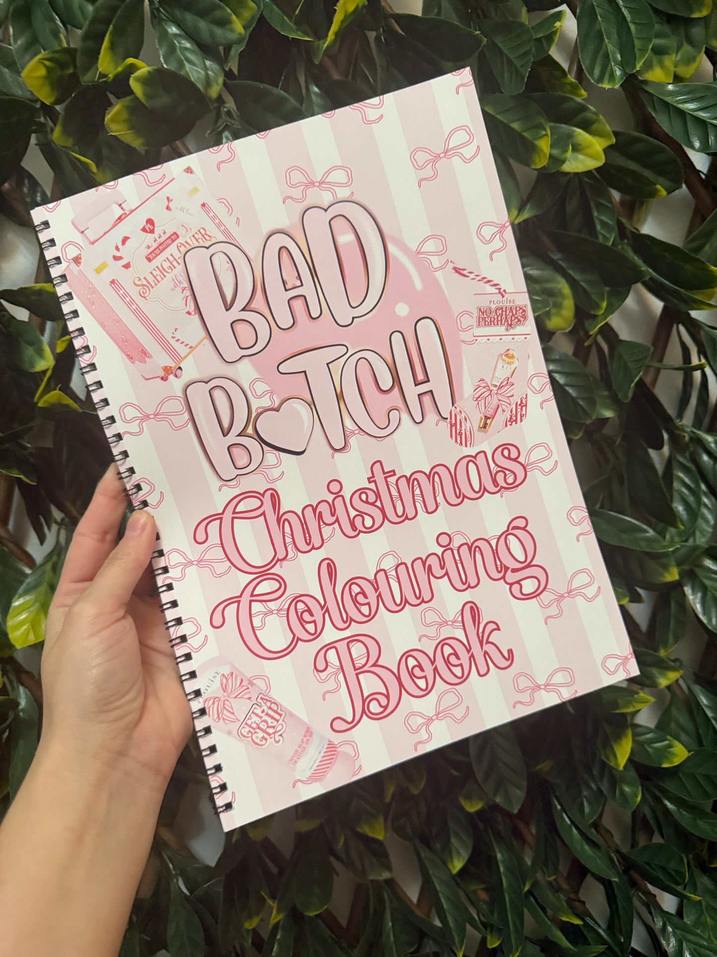P Louise christmas colouring book physical book