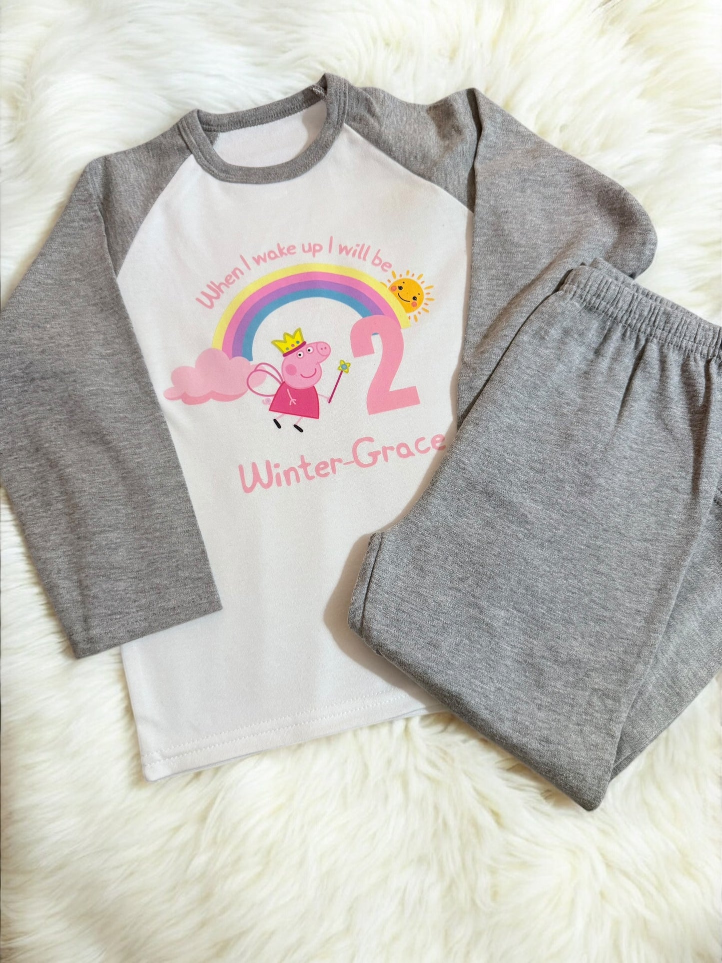 Birthday pyjamas - any design available