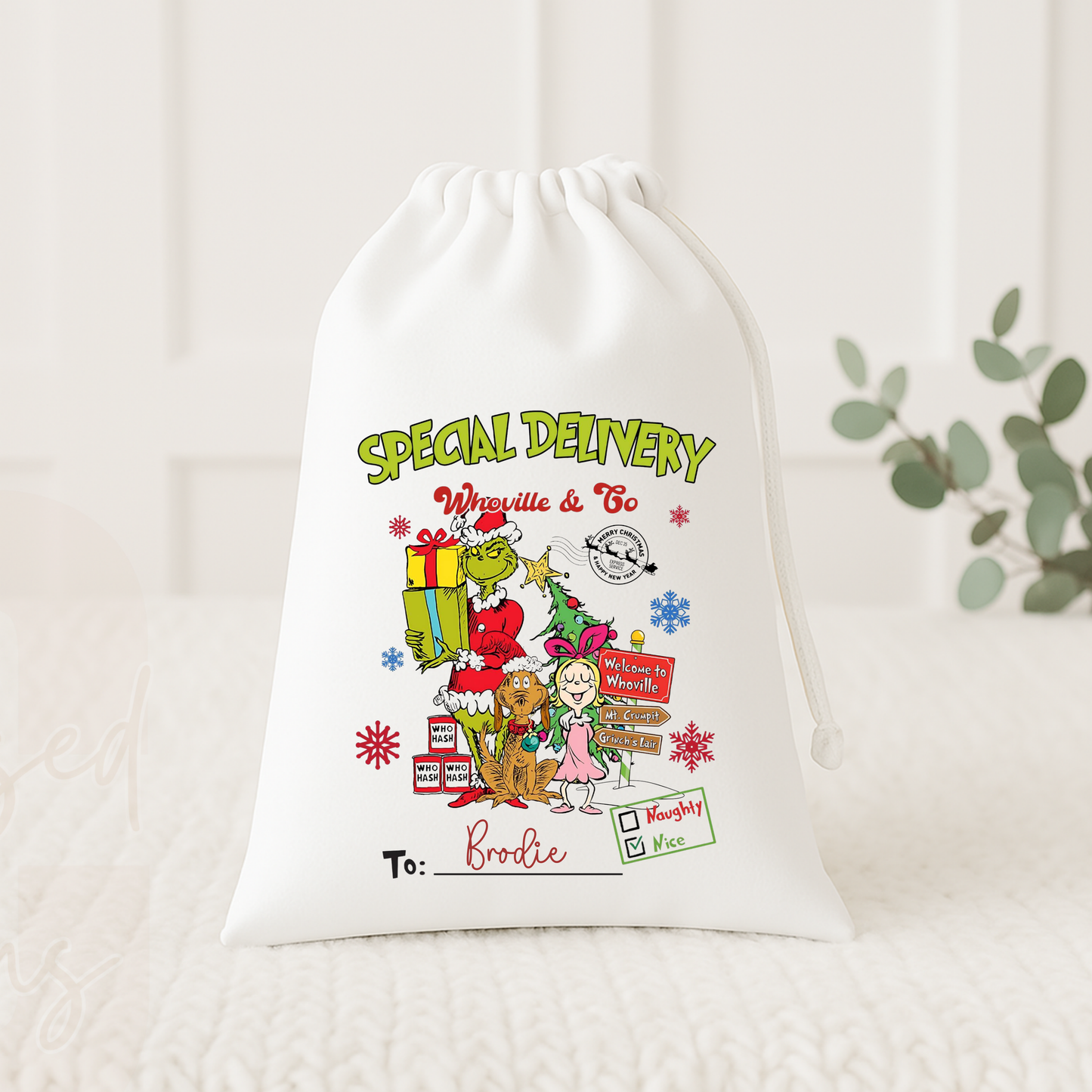 Christmas gift sack - all designs