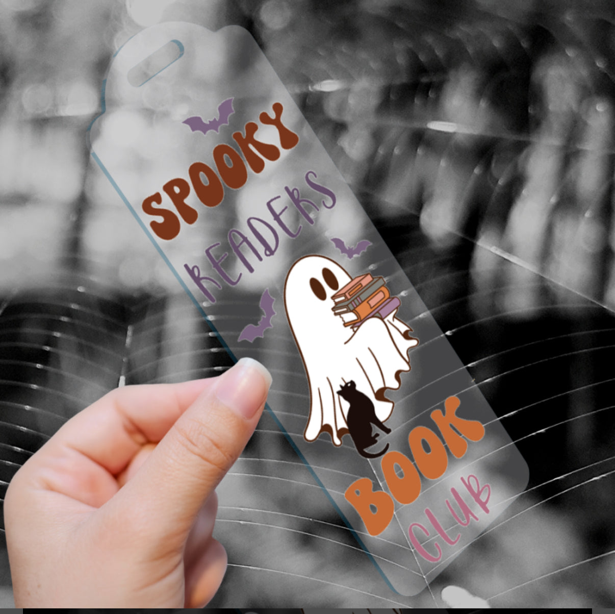 Halloween- spooky books bookmark