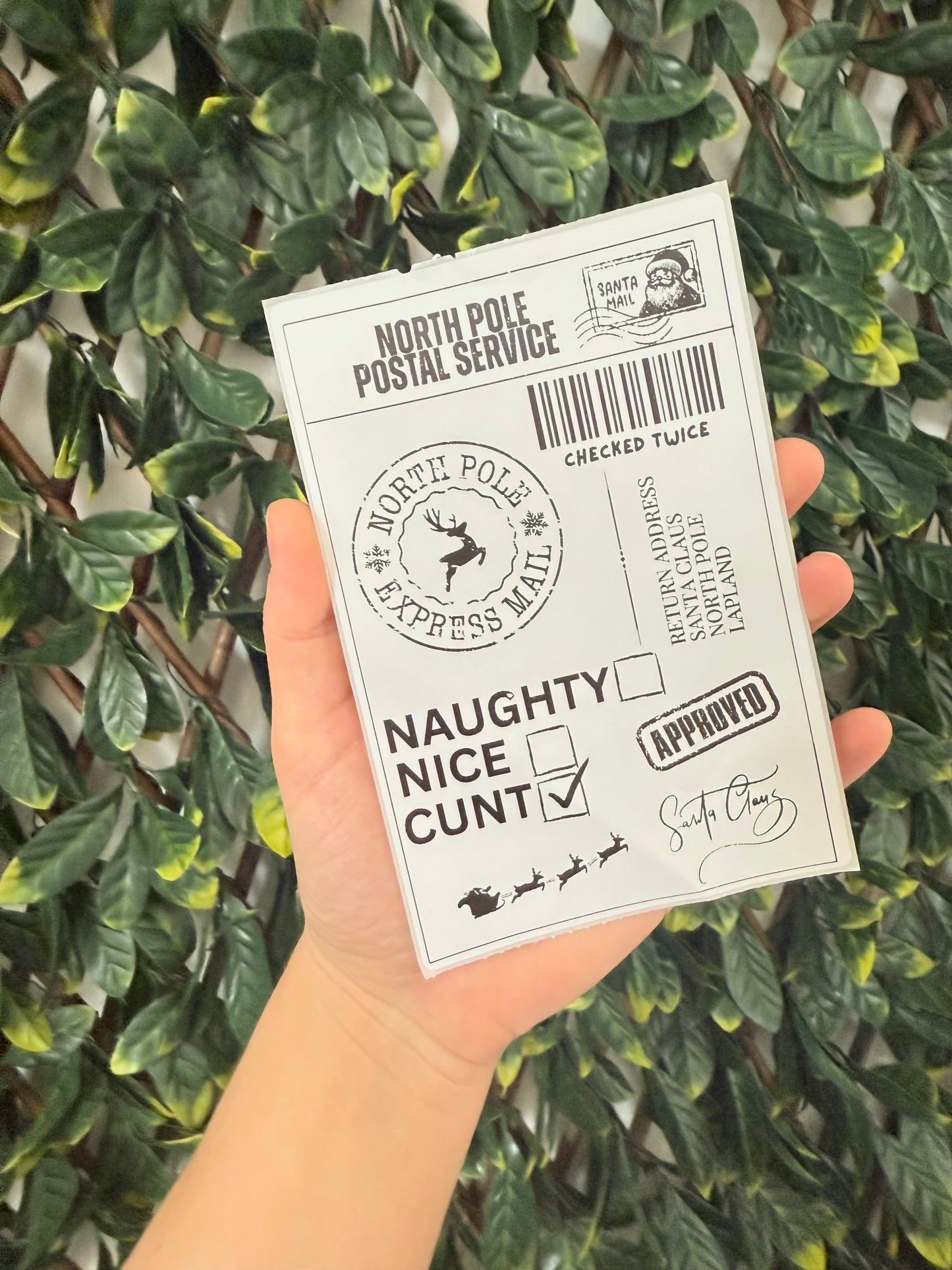 Pack of 25 adult gift labels