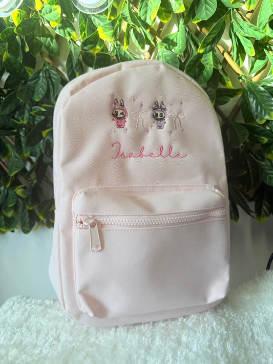Embroidered backpack - Labubu