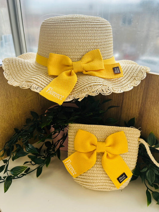 Summer hat and bag - vinyl