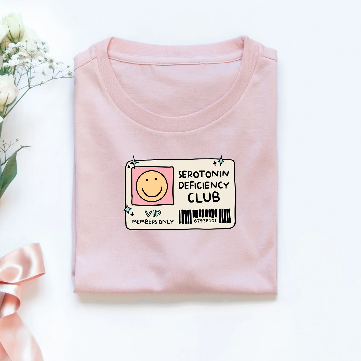Serotonin deficiency club adult tshirt