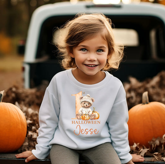1st halloween jumper/sweatshirt