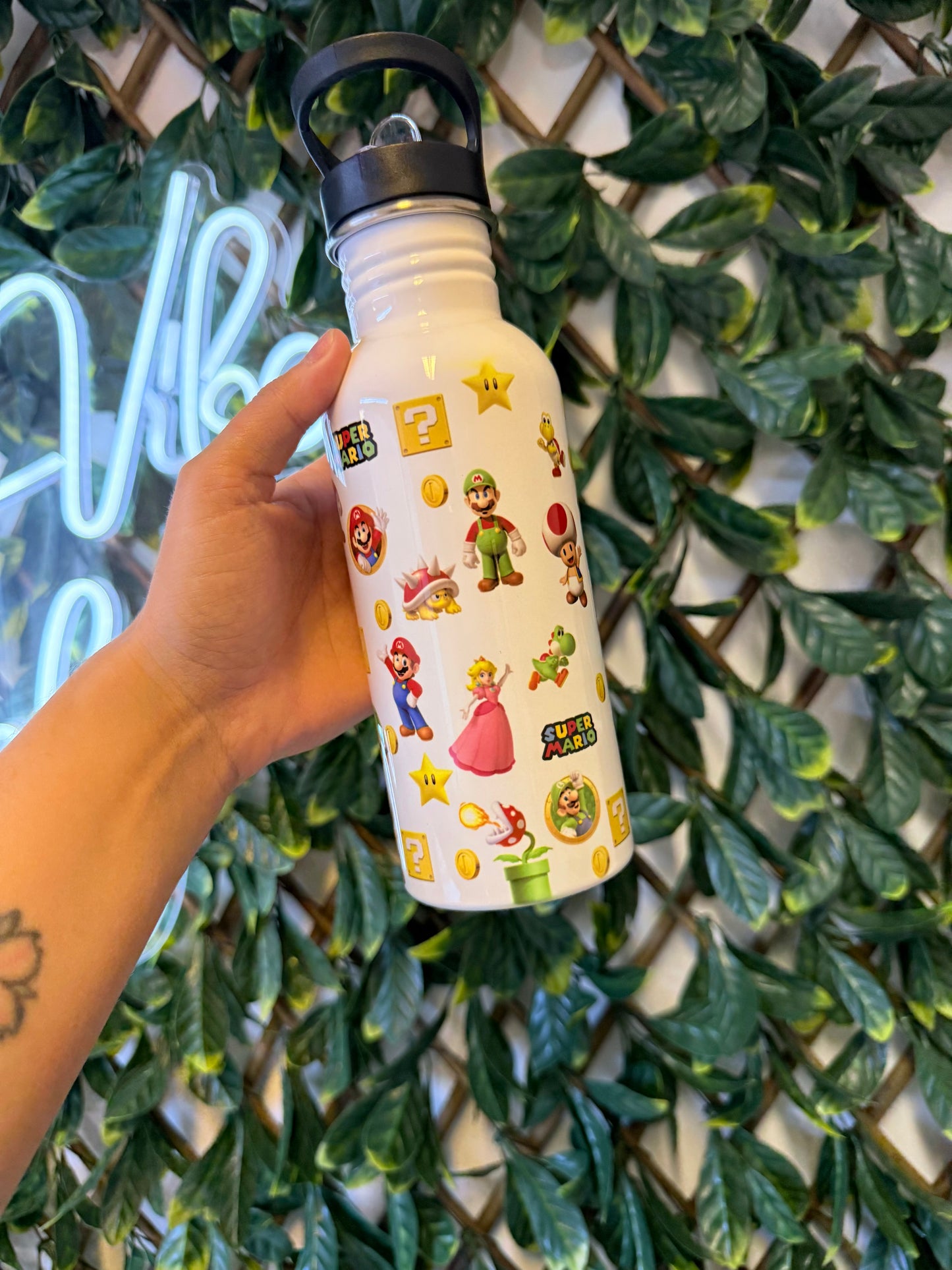 Children's straw top bottle - any design