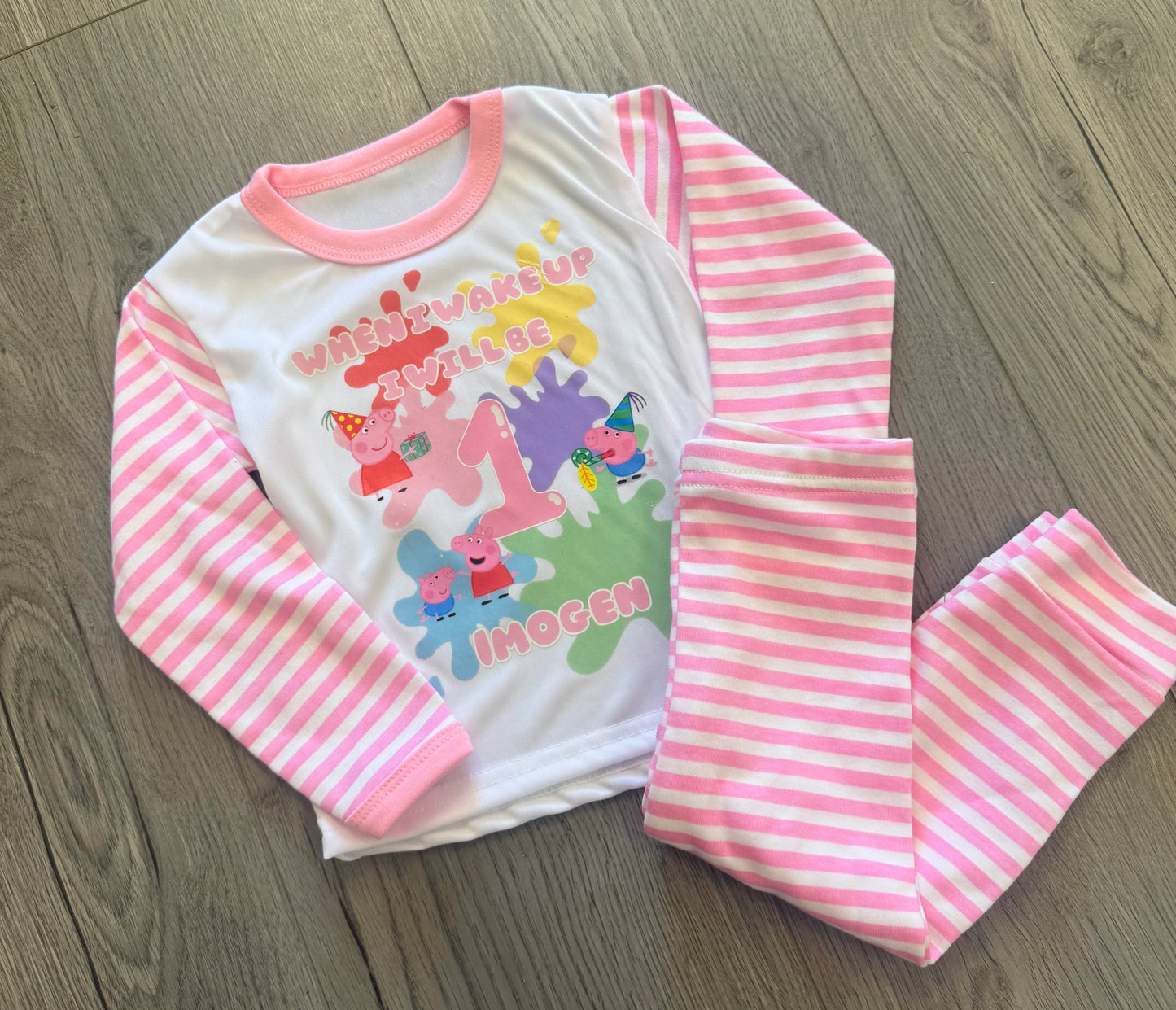 Birthday pyjamas - any design available
