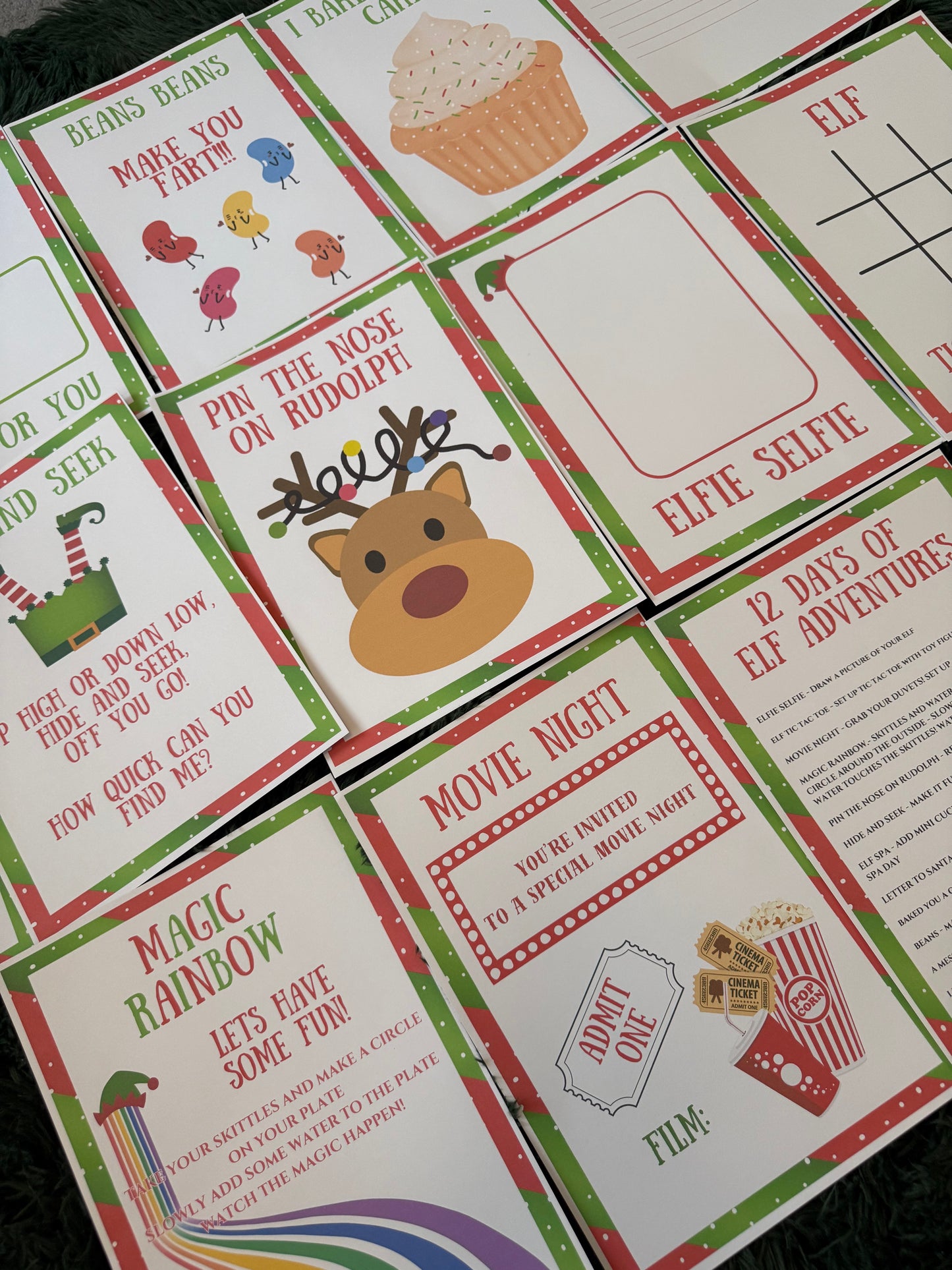 12 days of elf activity pack