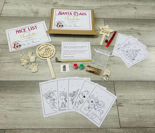 Christmas Eve Santa  activity box