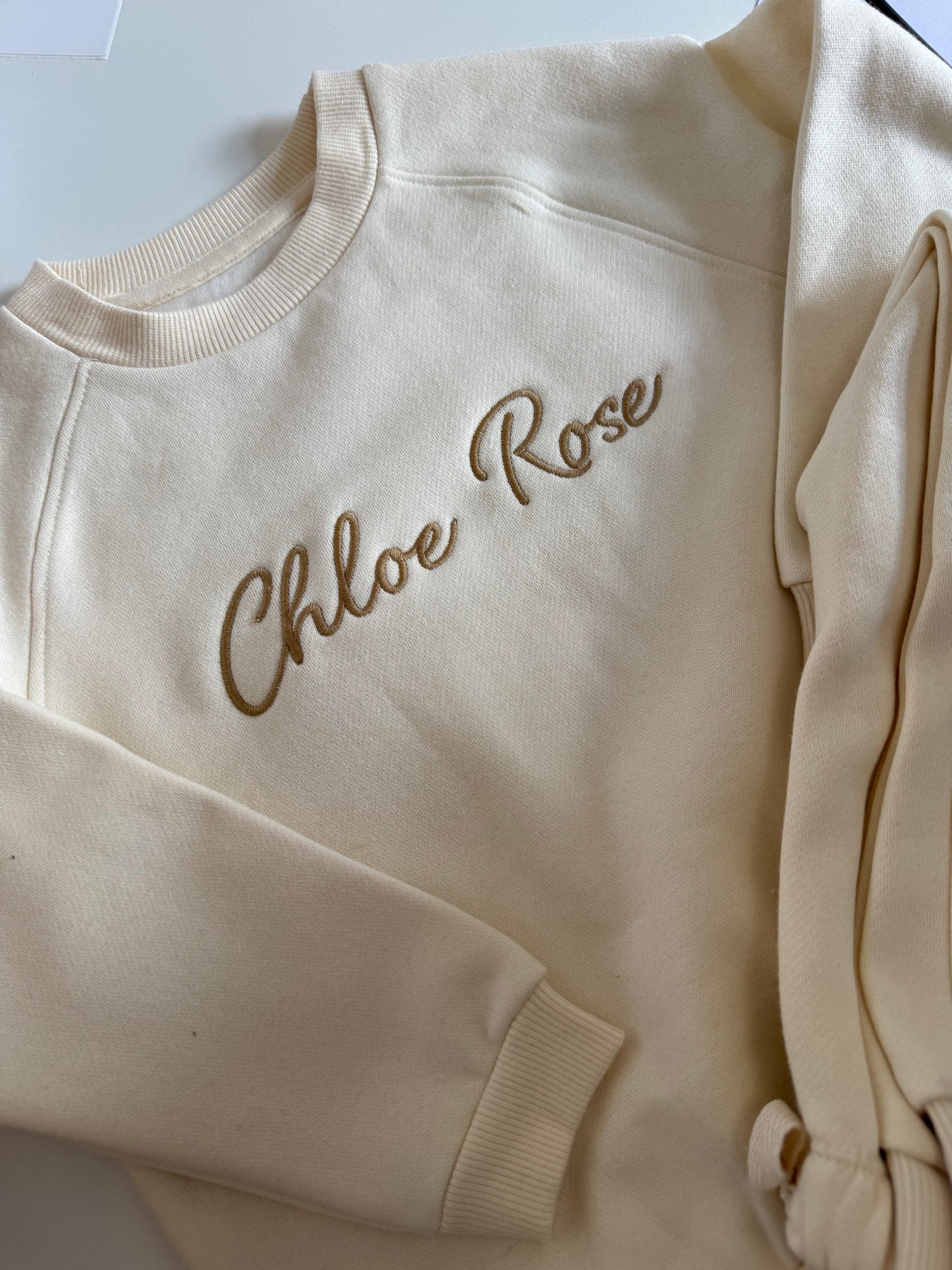 Soft fleece loungewear embroidered - all colours