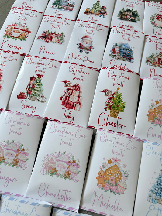 Unfilled Christmas treat packet