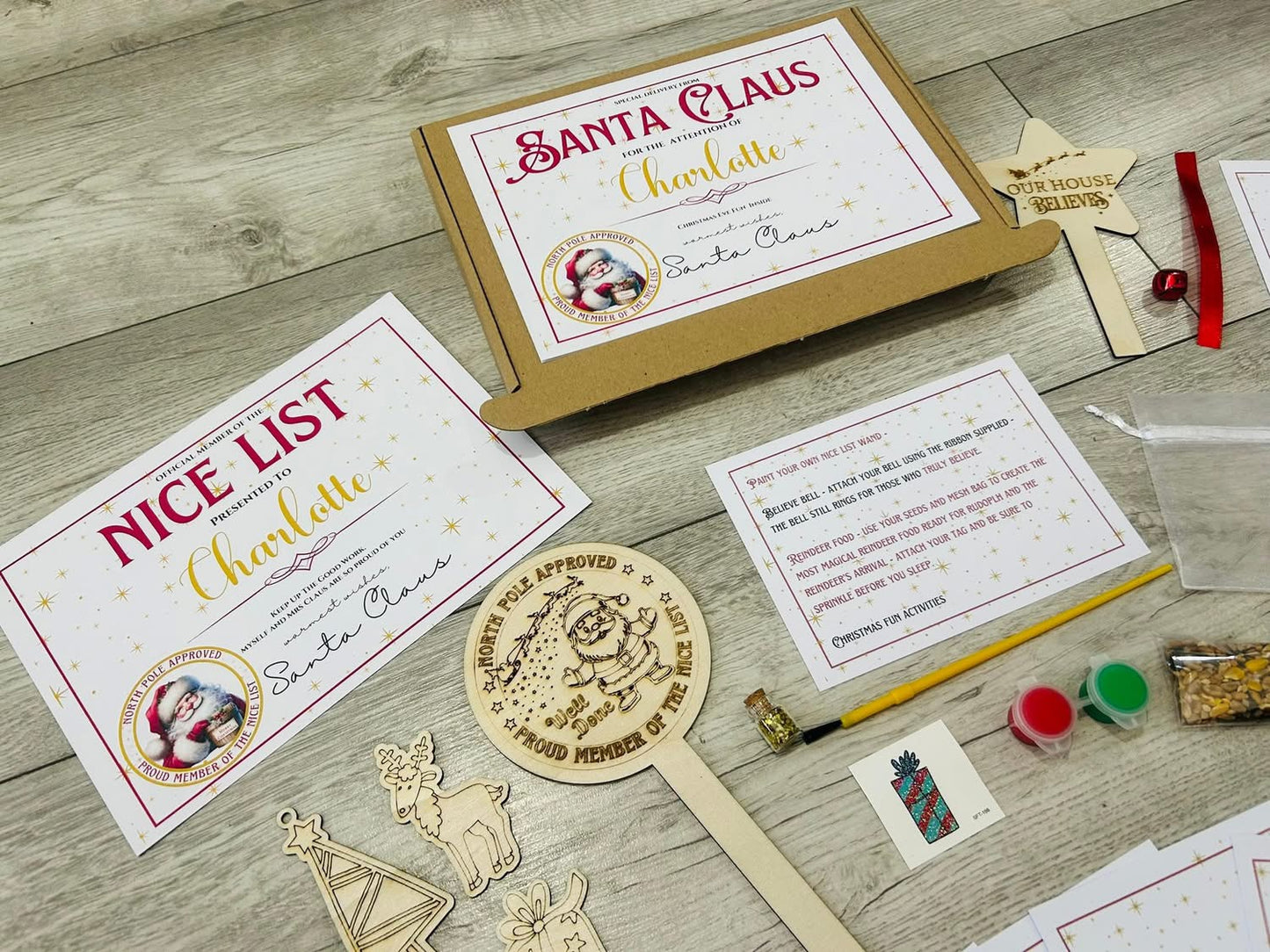 Christmas Eve Santa  activity box