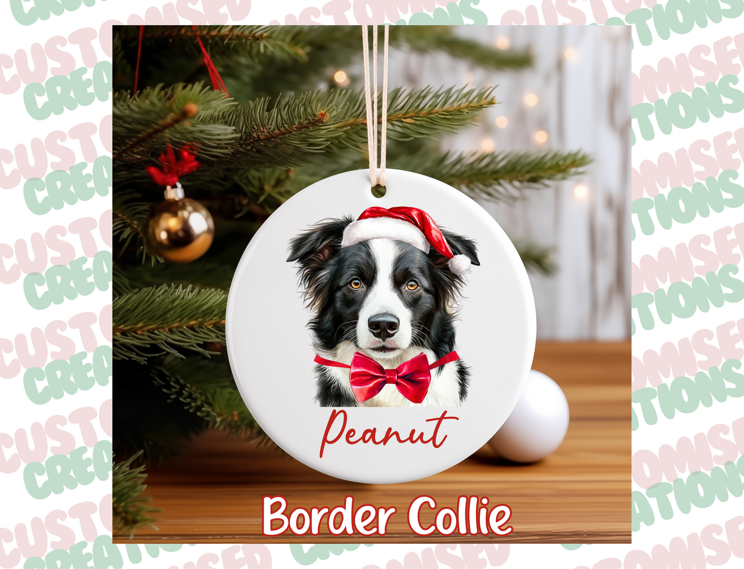 Pet Ceramic Bauble - Dog