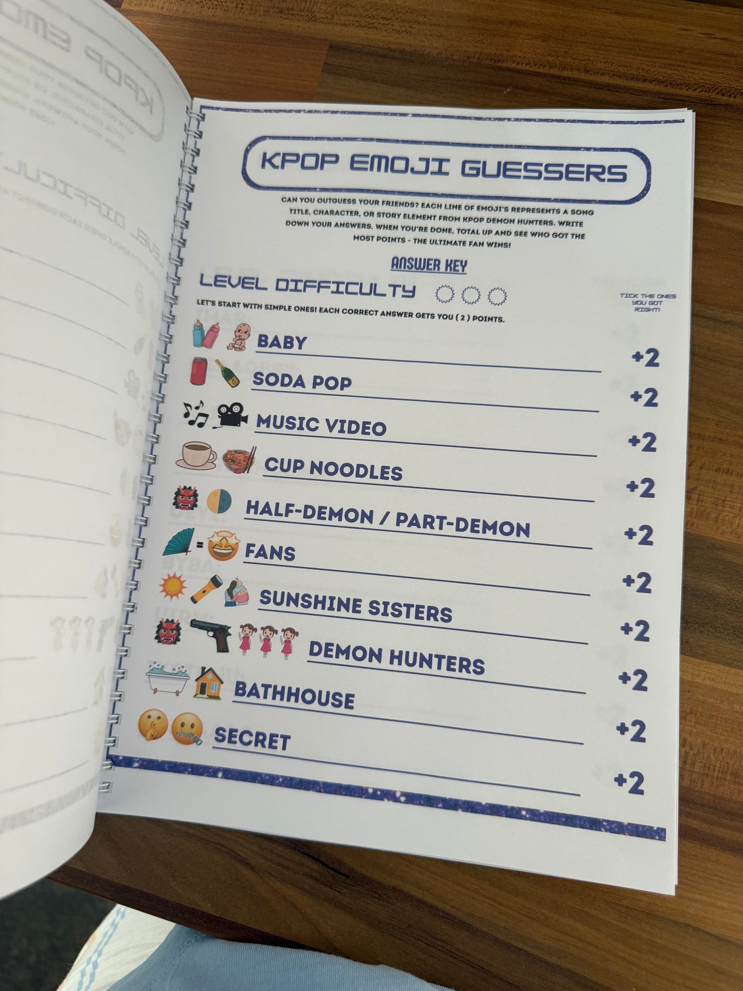 K pop demon hunters activity book