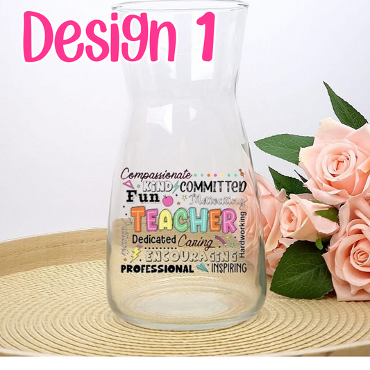 Generic teacher Vase - 7 designs
