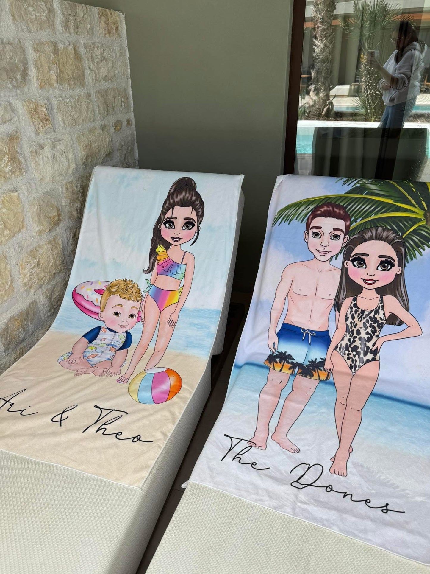 Printed for you beach towels - ANY DESIGN