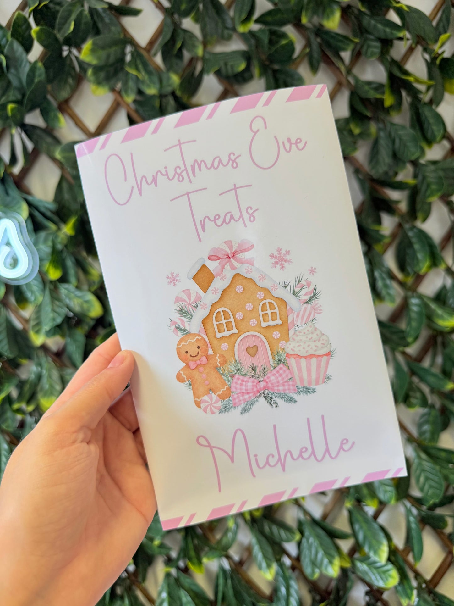 Unfilled Christmas treat packet