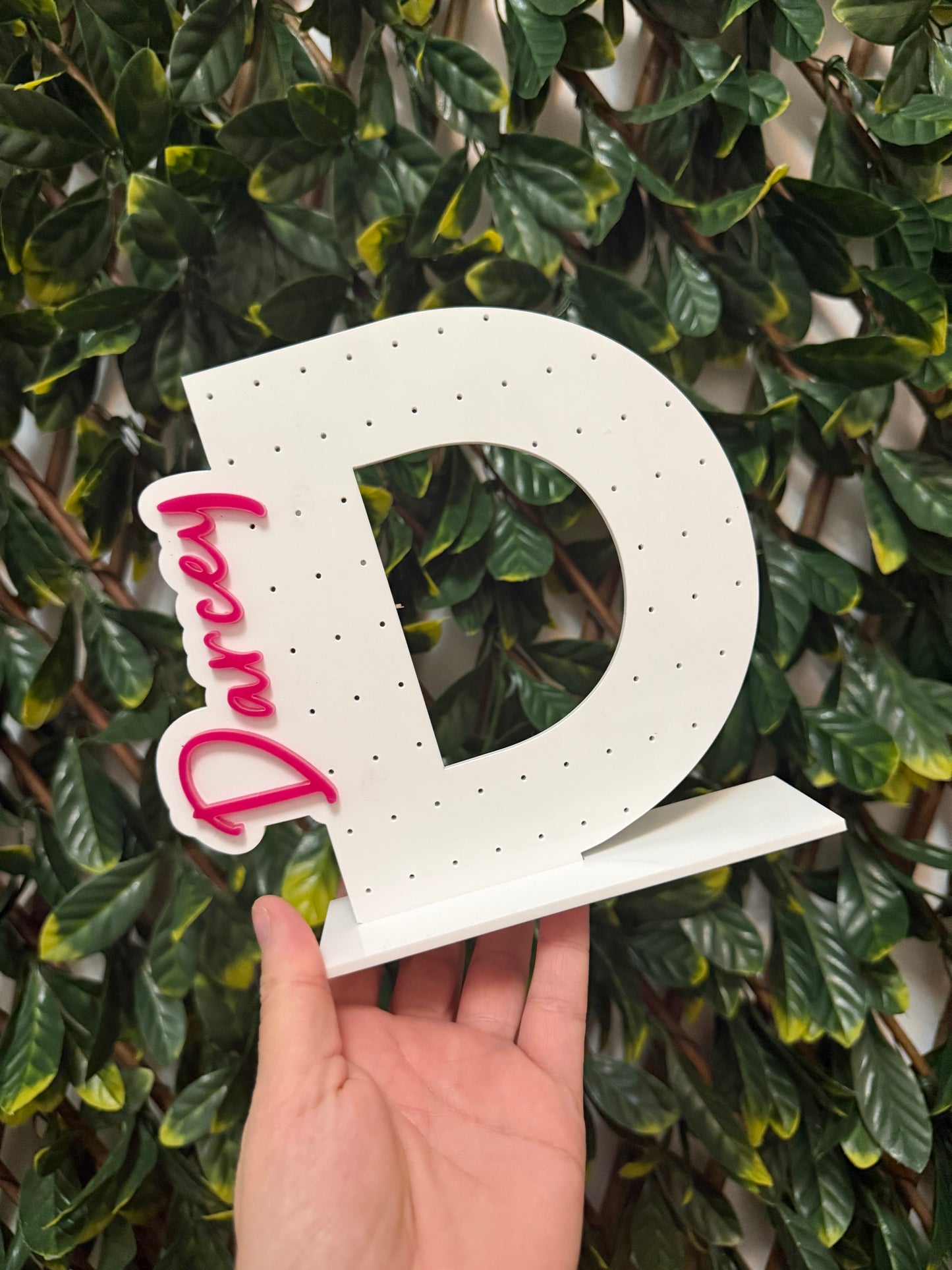 Acrylic earring holder