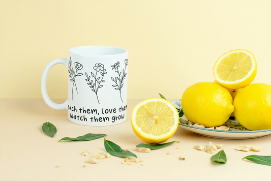 Wildflower teacher mug