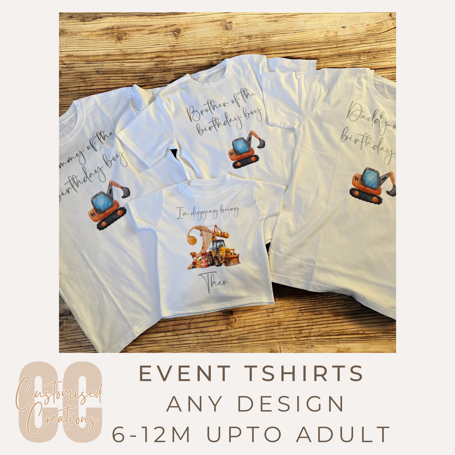 Personalised Kids & Adults T-Shirts – Any Design, Any Occasion