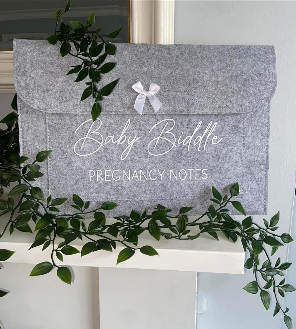Pregnancy notes folder