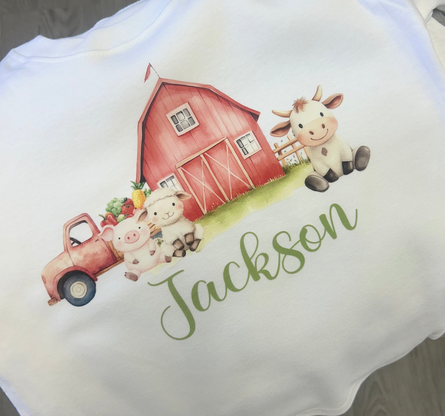 Farmyard theme tshirt
