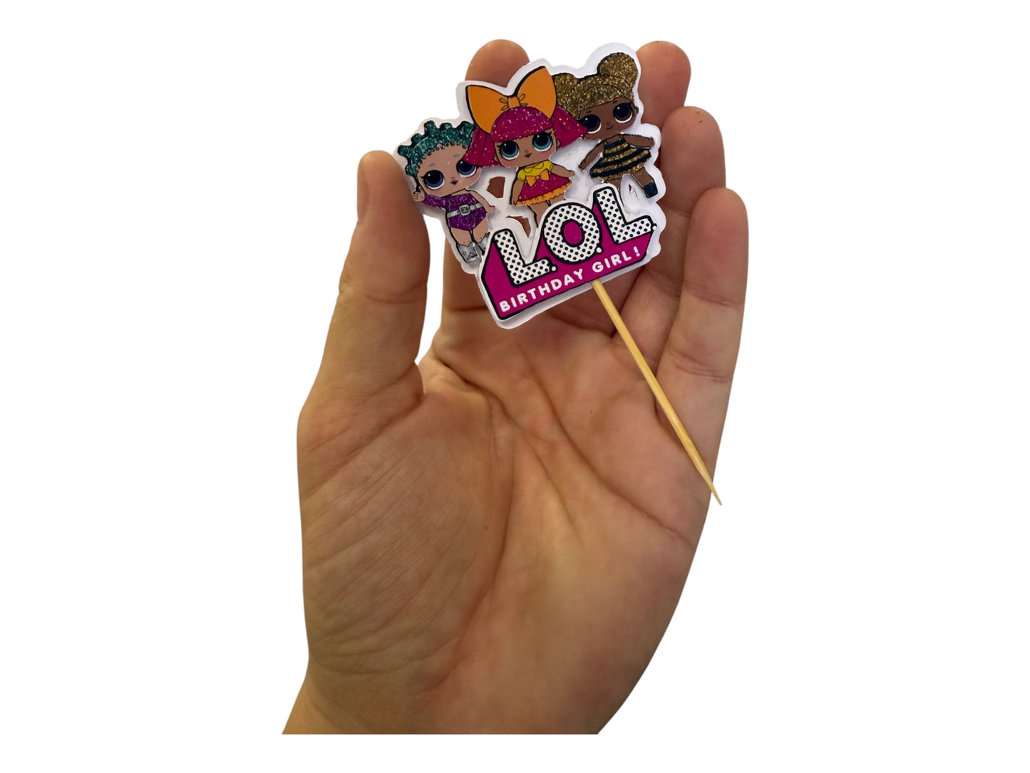 Birthday cupcake toppers
