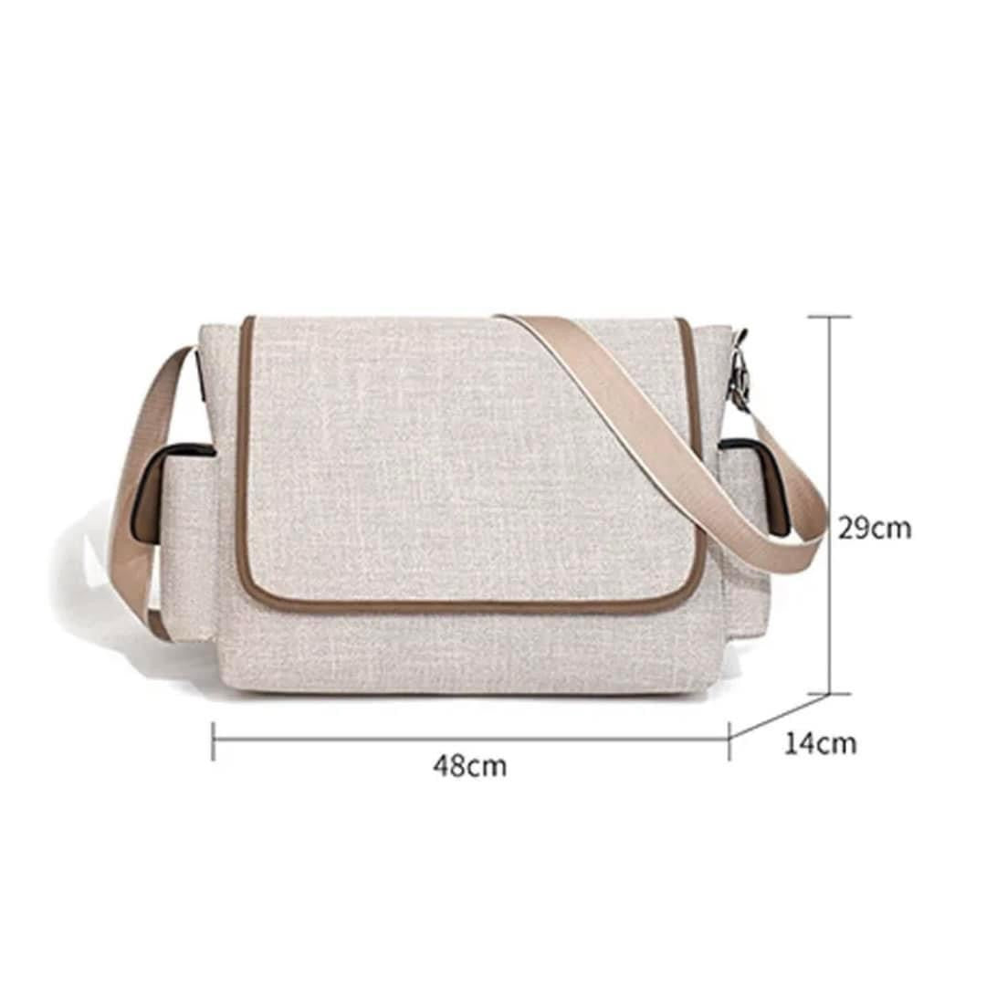 Embroidered Overnight / baby changing bag