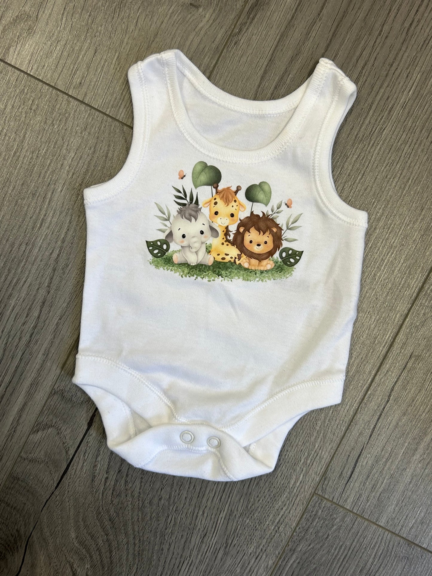 Baby animal vest newborn