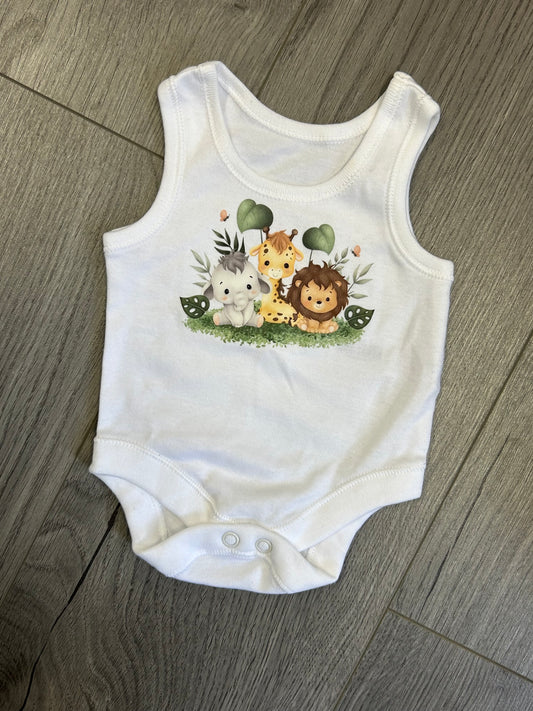 Baby animal vest newborn