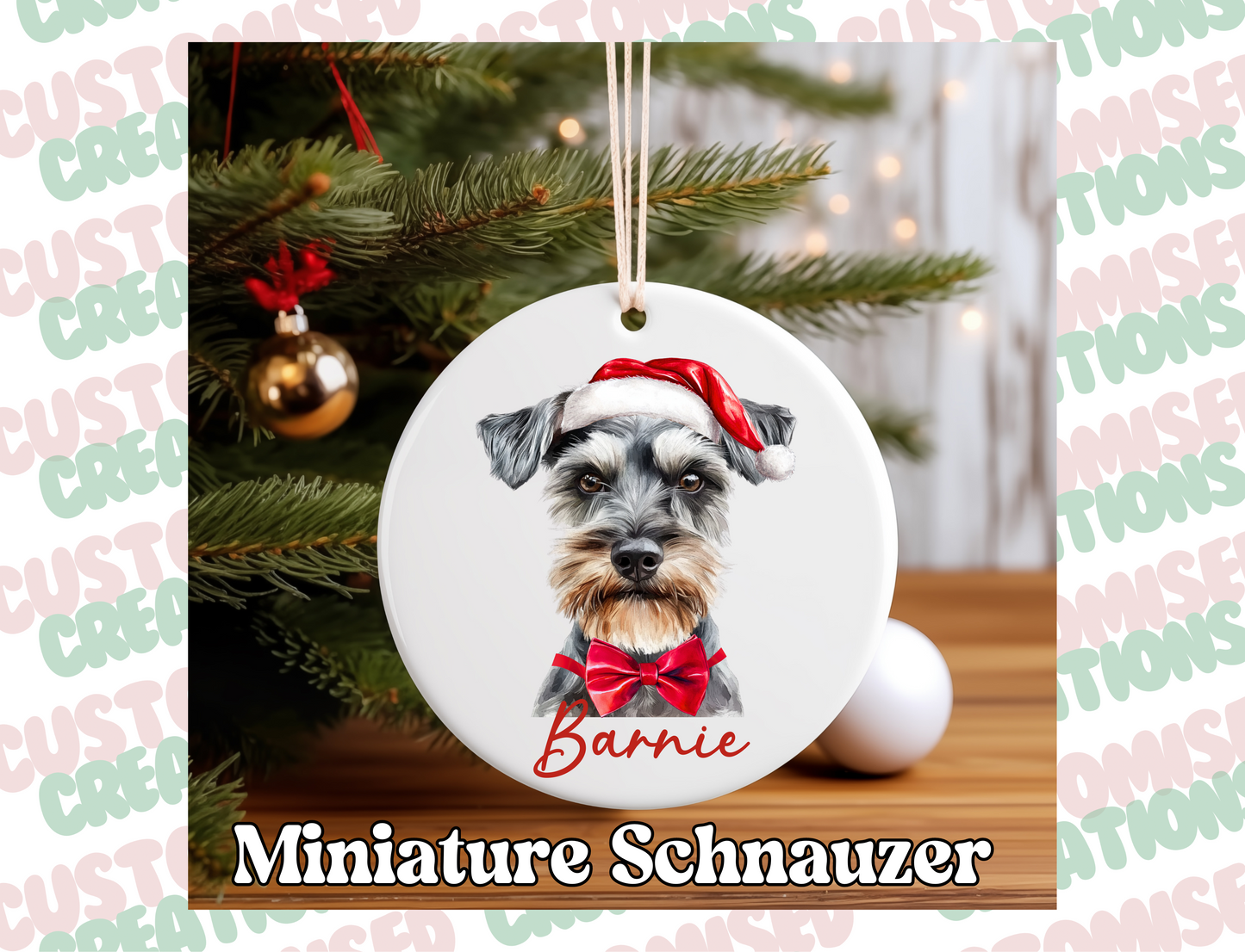 Pet Ceramic Bauble - Dog