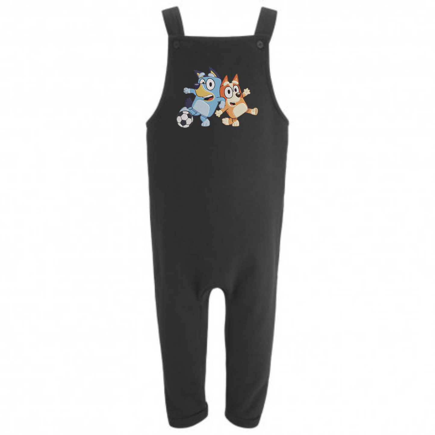 Bluey embroidered overalls