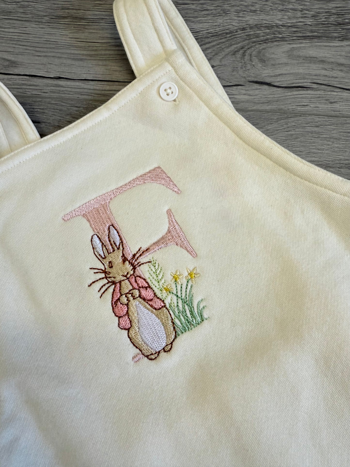 Oat Overalls - Peter Rabbit Initial
