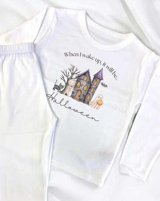 When I wake up it will be Halloween pyjamas