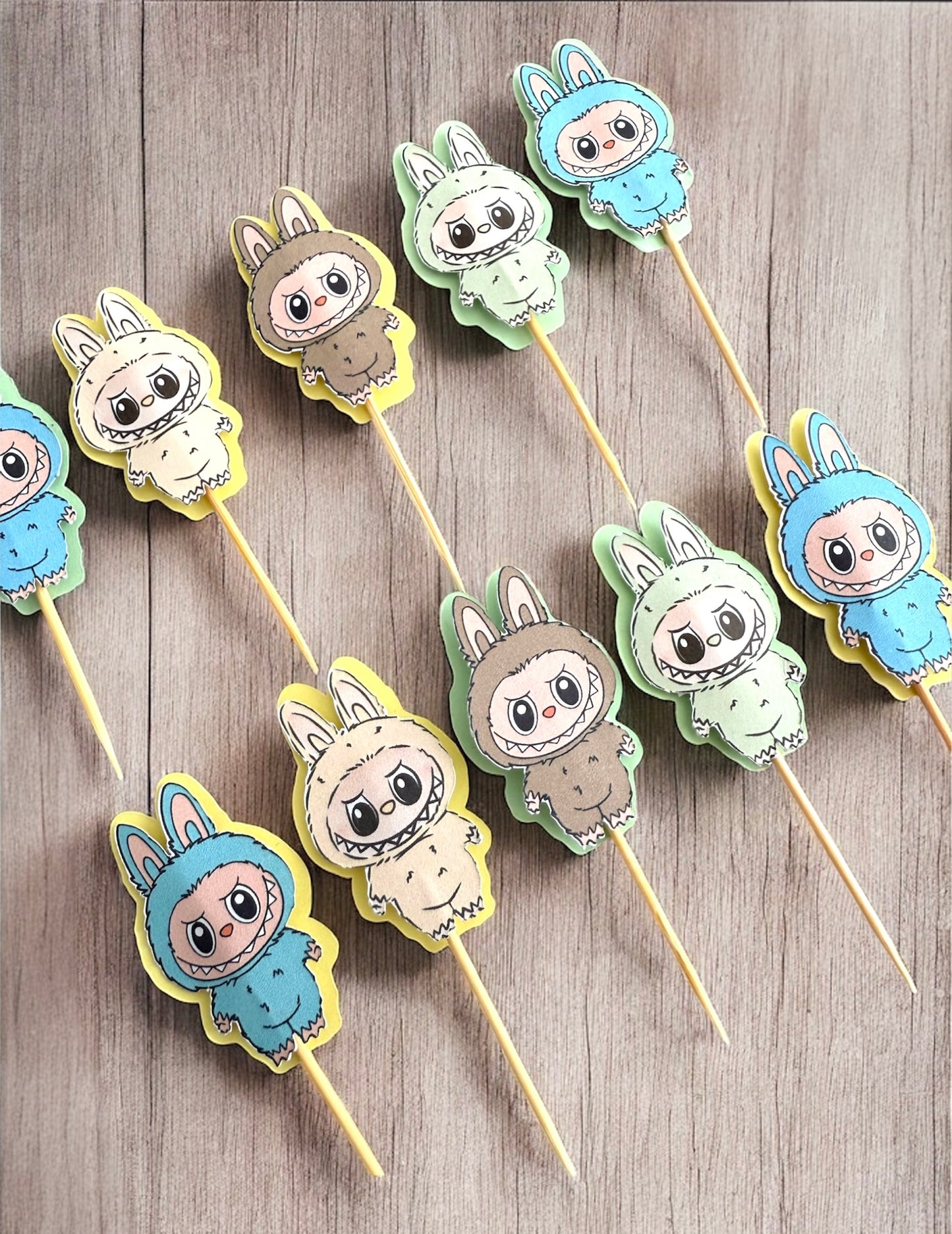 Birthday cupcake toppers