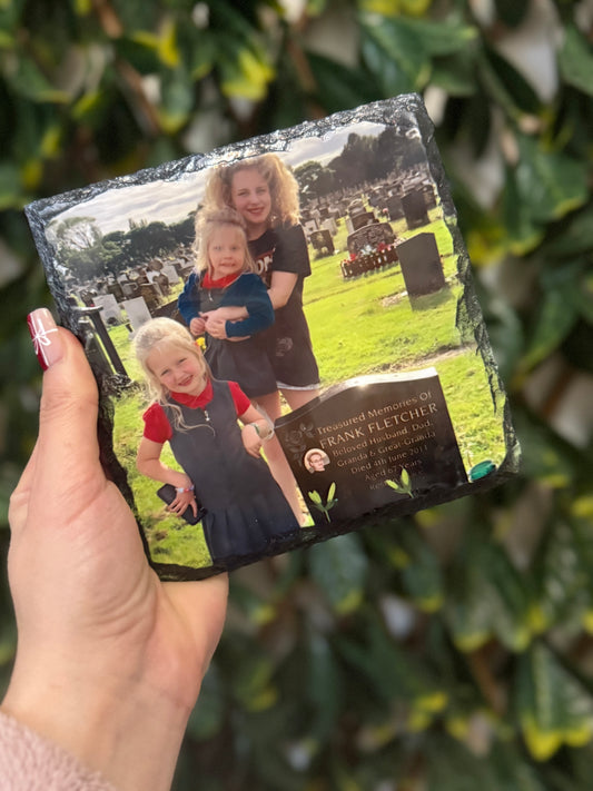 Square photo slate