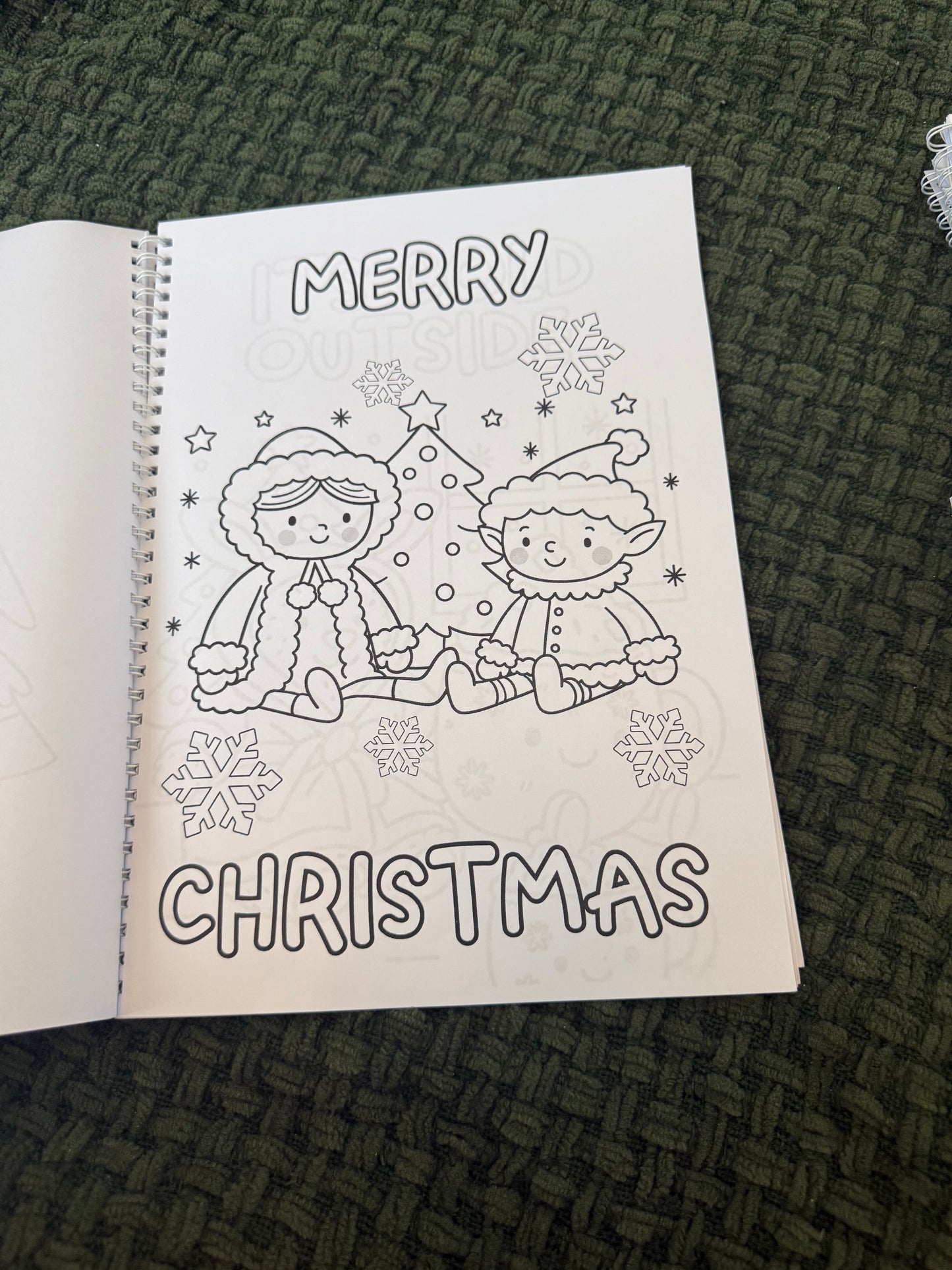 Jellycat Christmas colouring book
