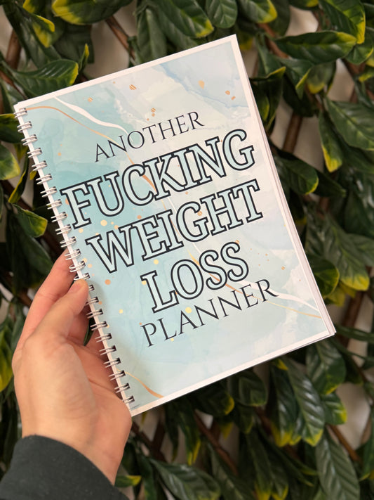 Blue sweary weight loss book