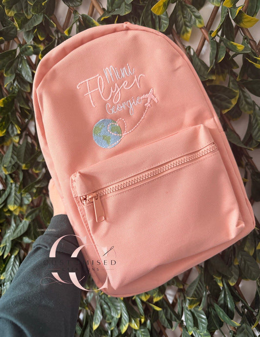 Embroidered backpack - mini flyer