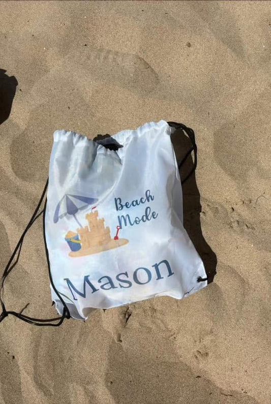 Holiday/Beach/Swim bag - pink or blue design