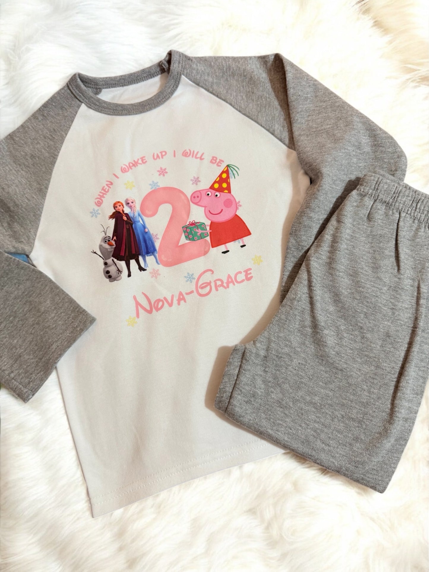 Birthday pyjamas - any design available