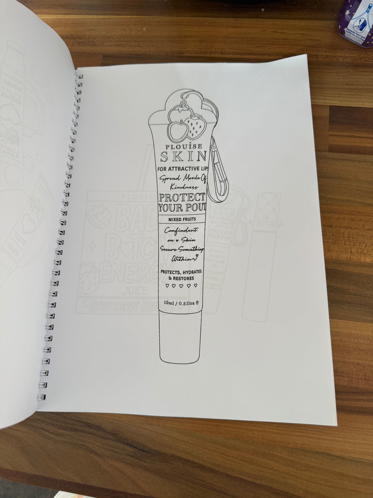 P Louise colouring book