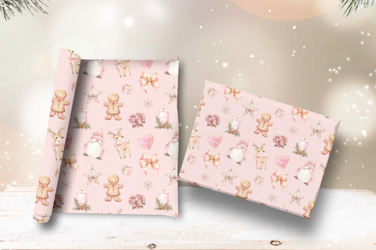 Christmas A3 wrapping paper - 130gsm gloss