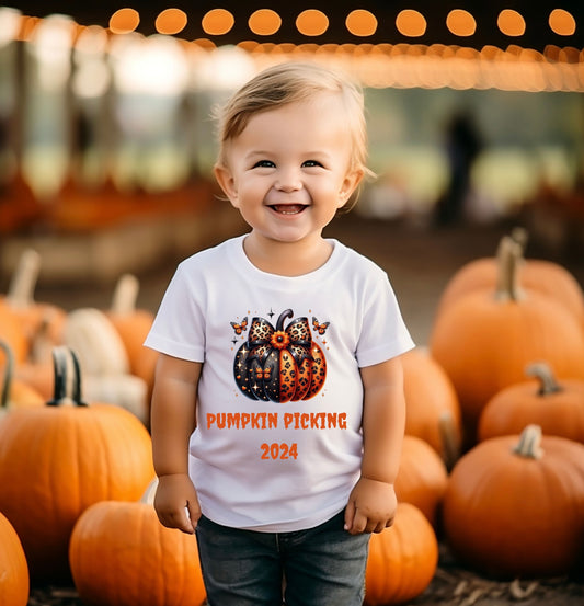 Pumpkin bow halloween tshirt