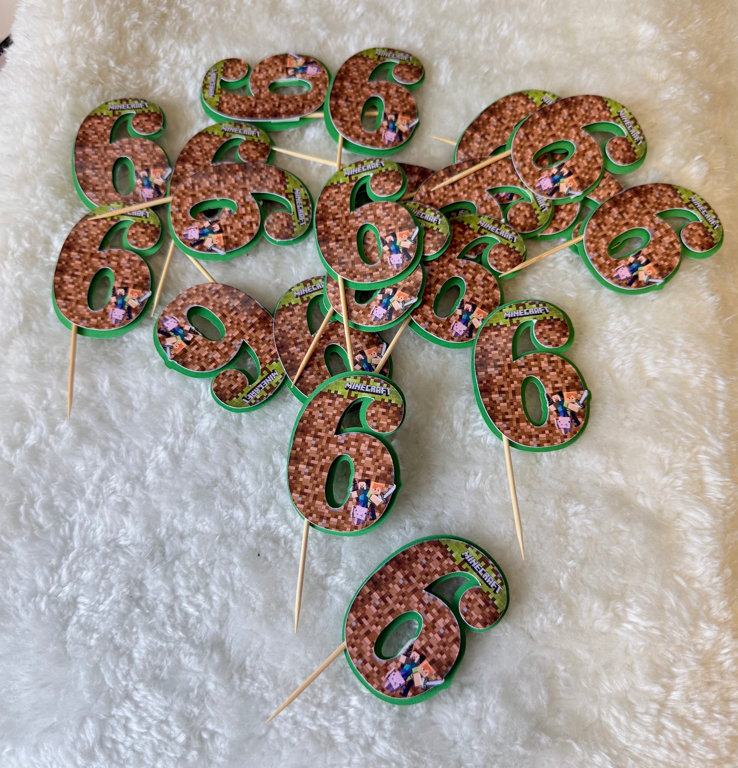 Birthday cupcake toppers