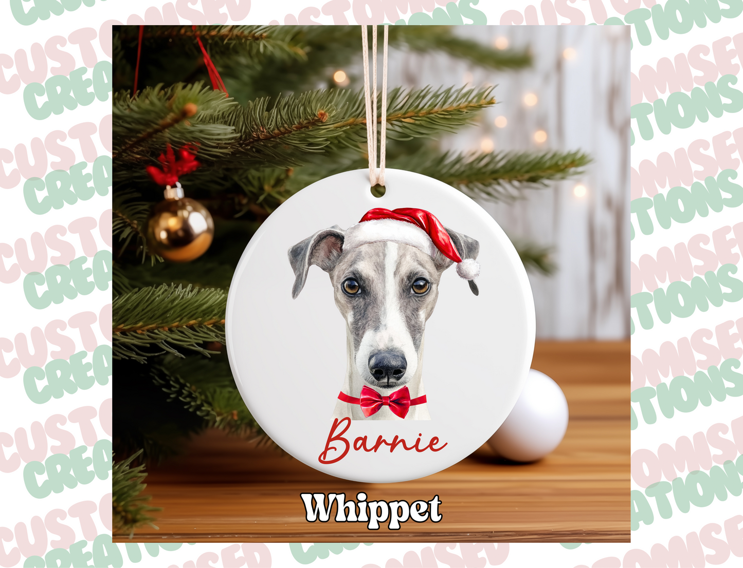 Pet Ceramic Bauble - Dog