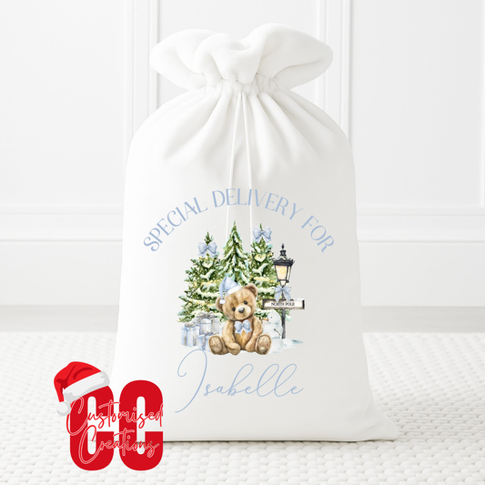 Xl velvet sack - any design