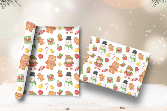 Christmas A3 wrapping paper - 130gsm gloss